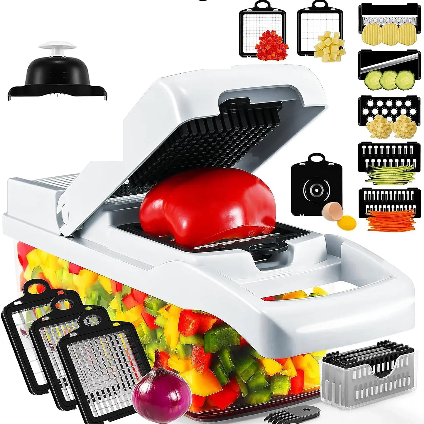 Multifunction Vegetable Cutter And Food Chopper Kitchen Gadget