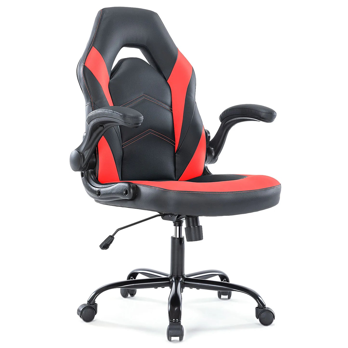 JHK Ergonomic Gaming Office Chair With Adjustable PU Leather Armrests