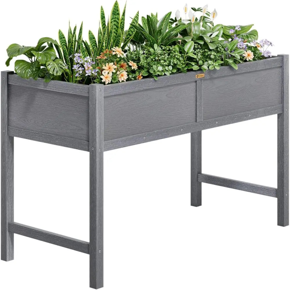 HDPE Elevated Garden Bed Planter for Outdoor Vegetables and Herbs