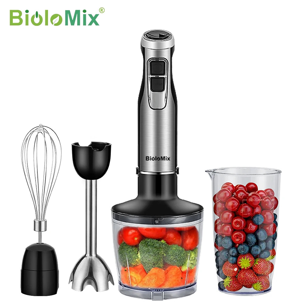 Biolomix Four In One High Power Immersion Stick Blender
