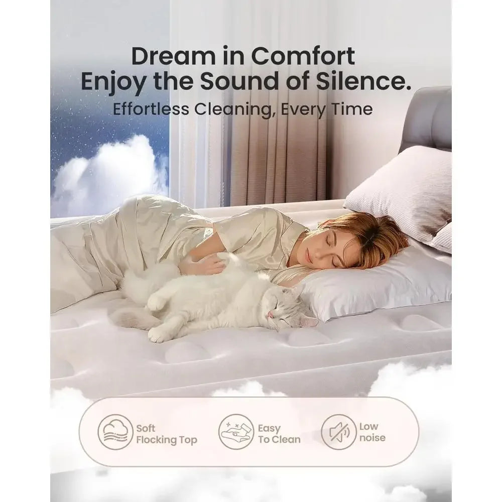 Hign-concerned Air Mattress With Built in Pump For Home Guests