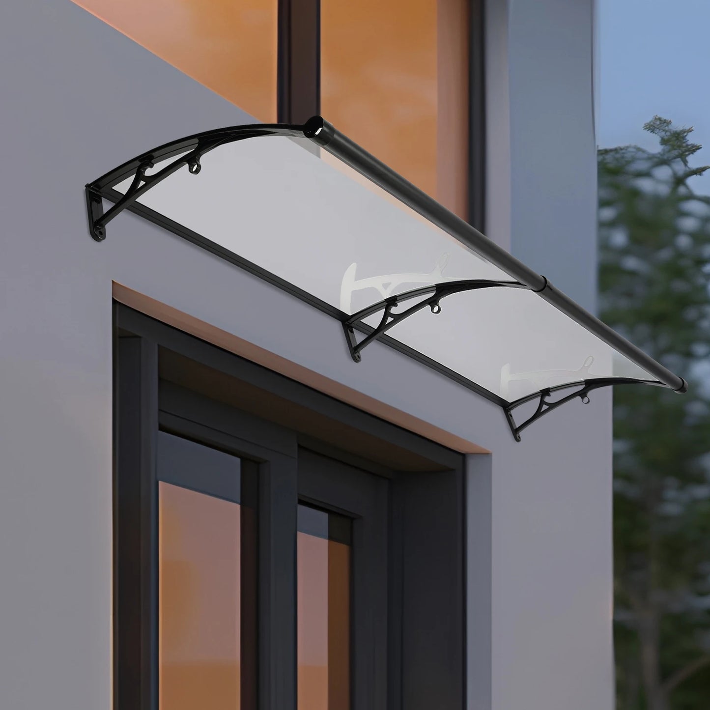 Hign Concerned Front Door Arch Rainshed Canopy Outdoors