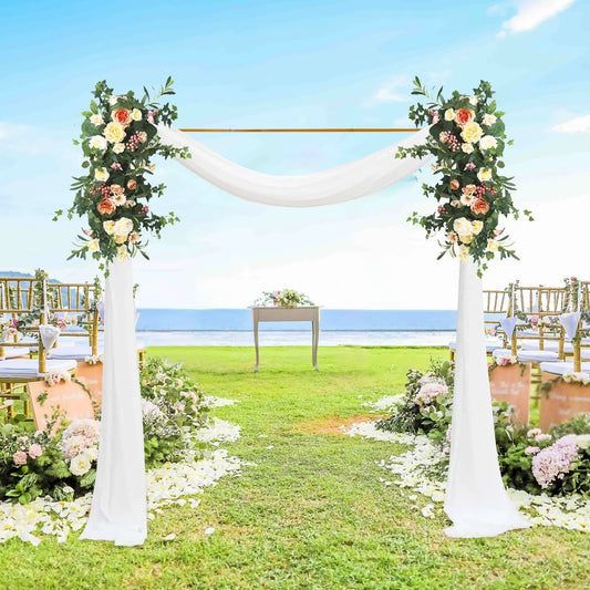 Wedding Arch Stand With Bases Metal Garden Decoration