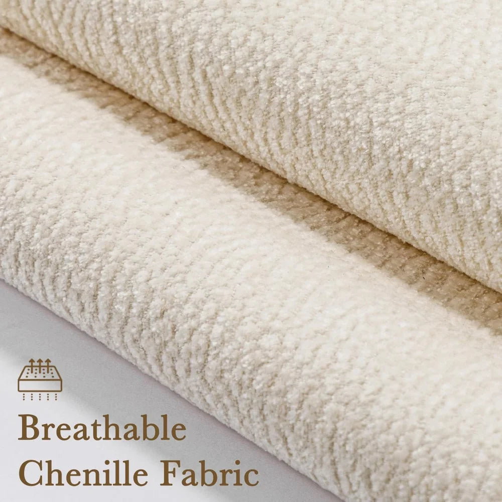 89.3'' Modern Sofa Couches for Living Room, 3 Seater Cloud Couch with Deep Seat, Comfy Couch with Extra Wide Armrests