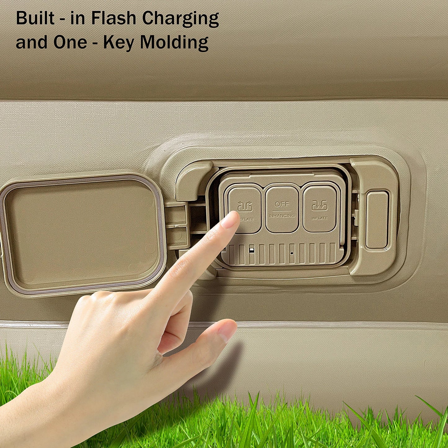 192x182x40cm Inflatable Mattress For Home And Outdoor Sleeping 1-2 Person Camping Air Cushion Portable Folding Sofa Mat