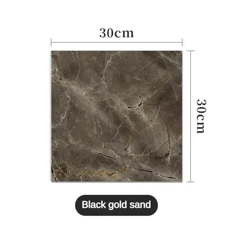 Censor Simulated Thick Marble Tile Floor Sticker PVC Waterproof