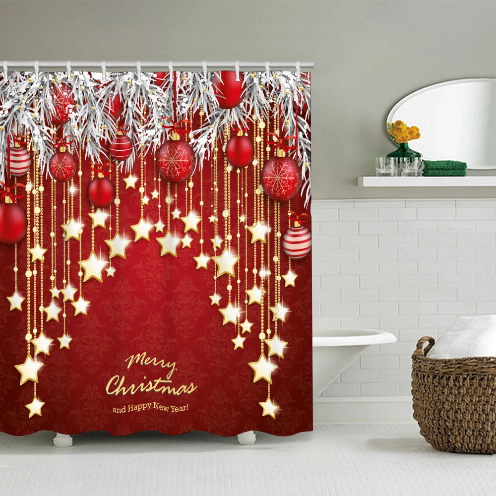 Craft of Weaving Christmas Bathroom Four Piece Set Polyester Kit