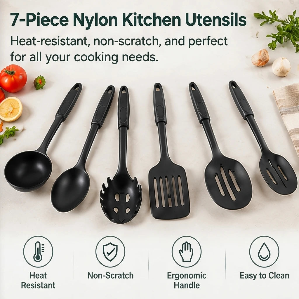 AHTOSKA Non-Stick Maifan Stone Cookware Set With Frying Pans