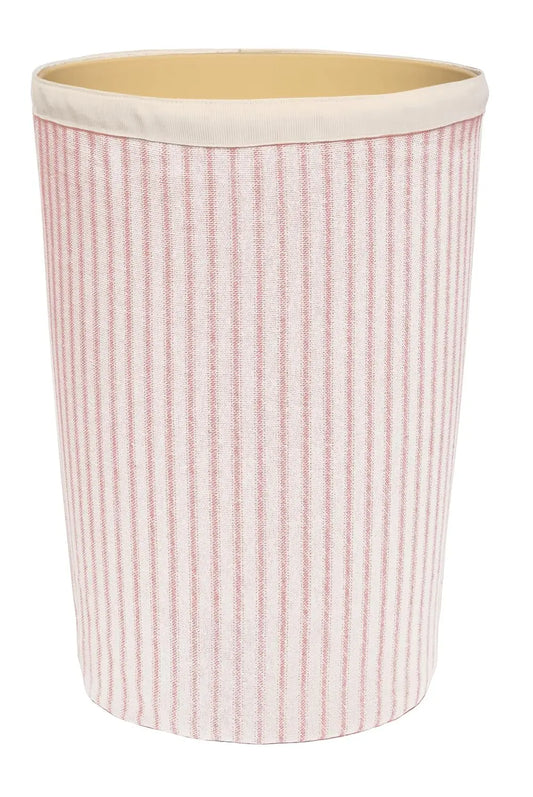 Trashcan Small Garbage Can, 11.75", Bathroom Décor Girls Bedroom Baby Nursery Plastic Wastebasket Bin and Removable Pink
