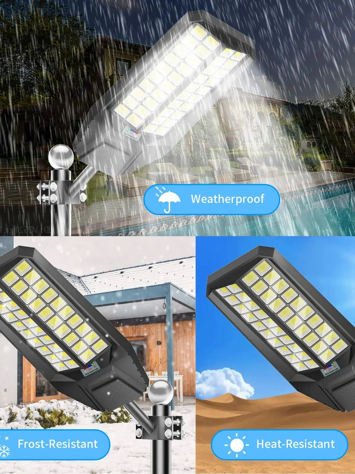 8000W Solar Street Light With Motion Sensor IP65 LED