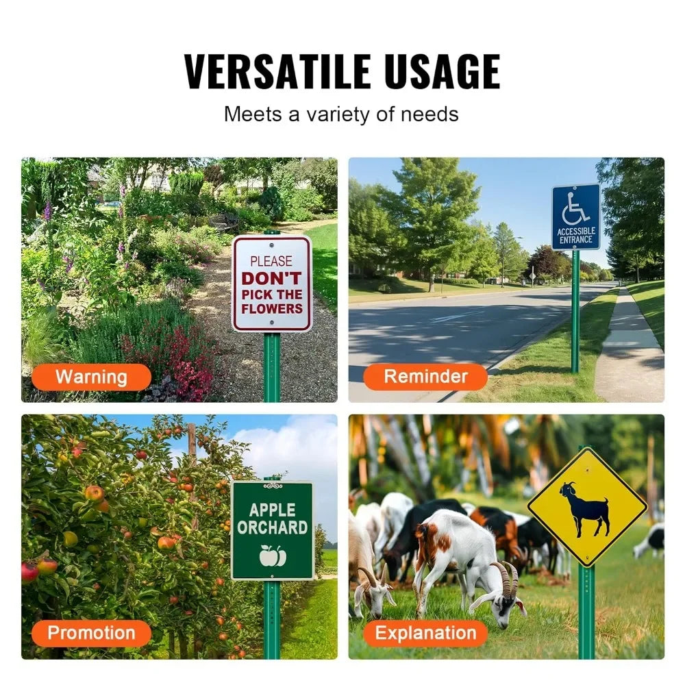 U Channel Steel Fence Posts For Garden Courtyard Heavy Duty