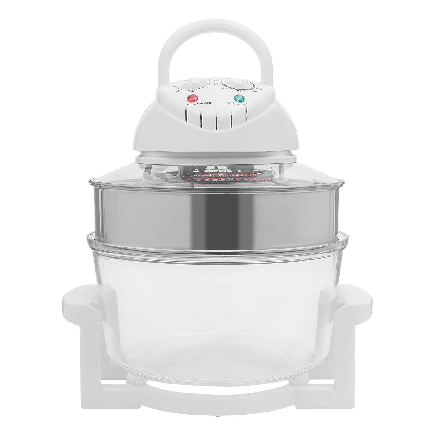Visual Air Fryer 110V 1200W 360 Degree Hot Air Circulation