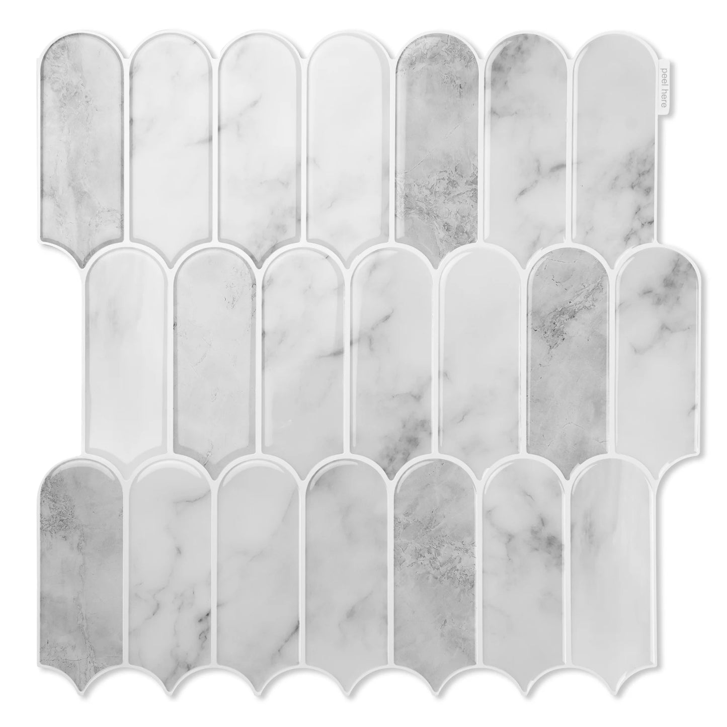 Art3d Self Adhesive Marble Backsplash Tiles 10 Pack