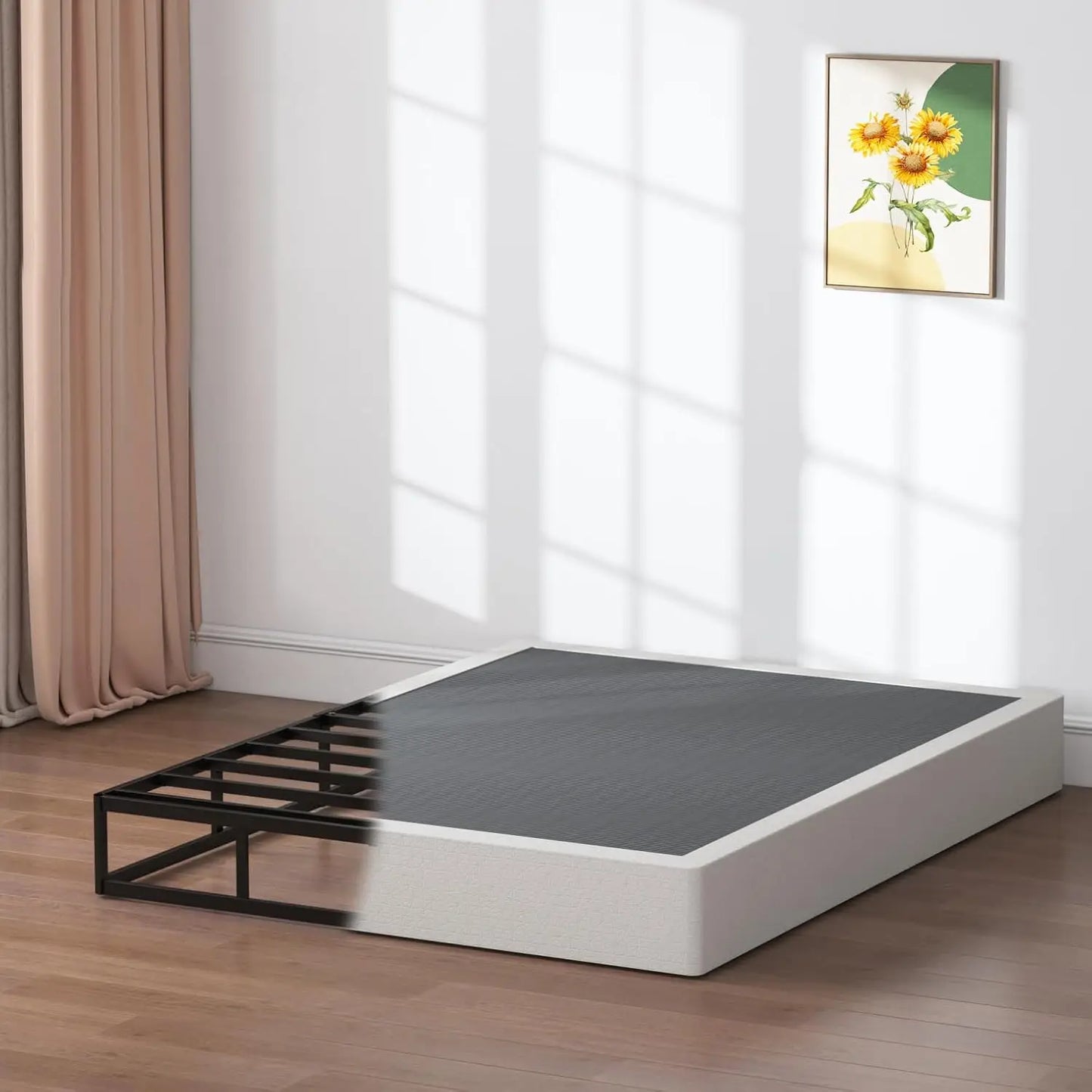 Aplus Box Spring Mattress Foundation With Metal Frame