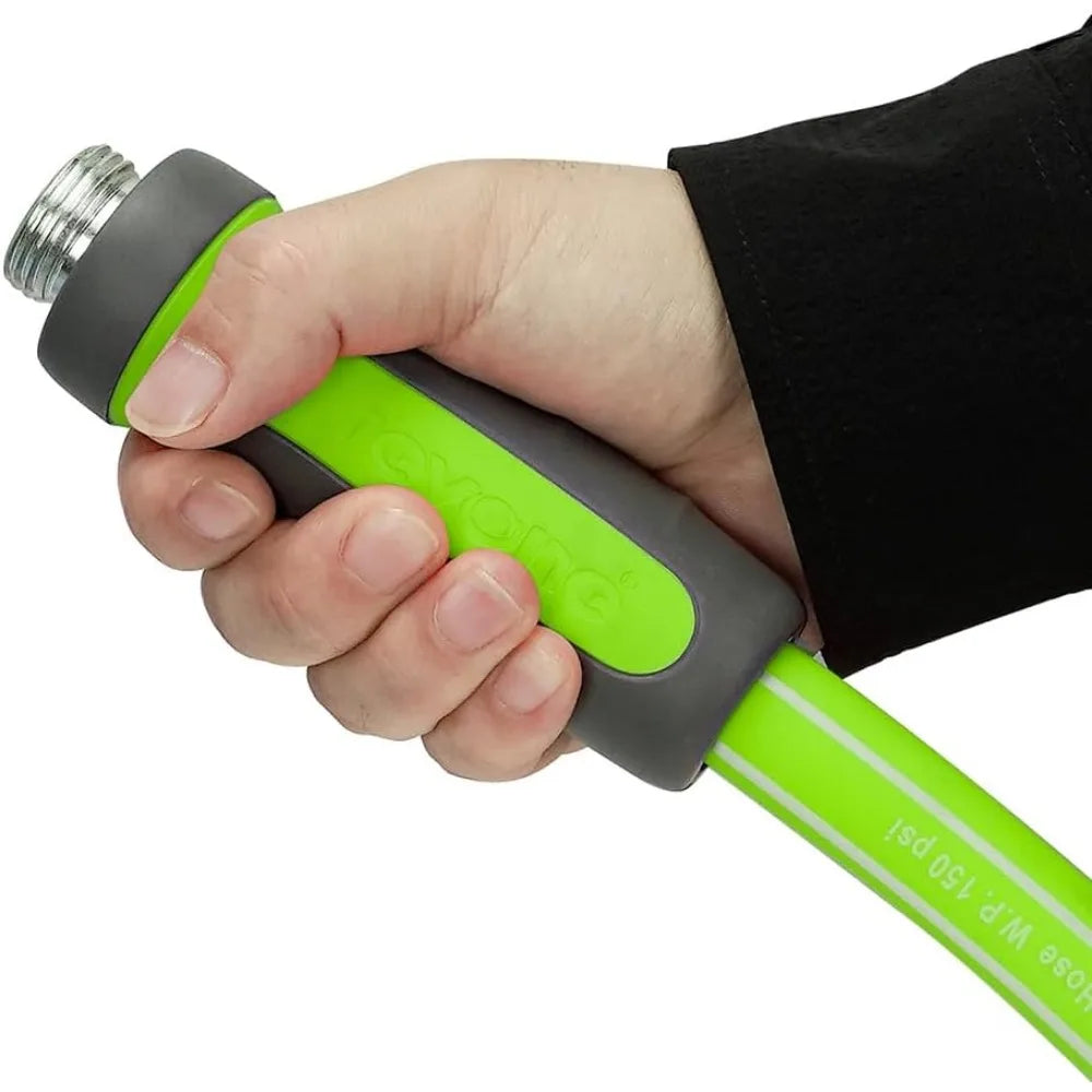 Heavy Duty Garden Hose Hybrid Polymer Leak Free Aluminum Fittings