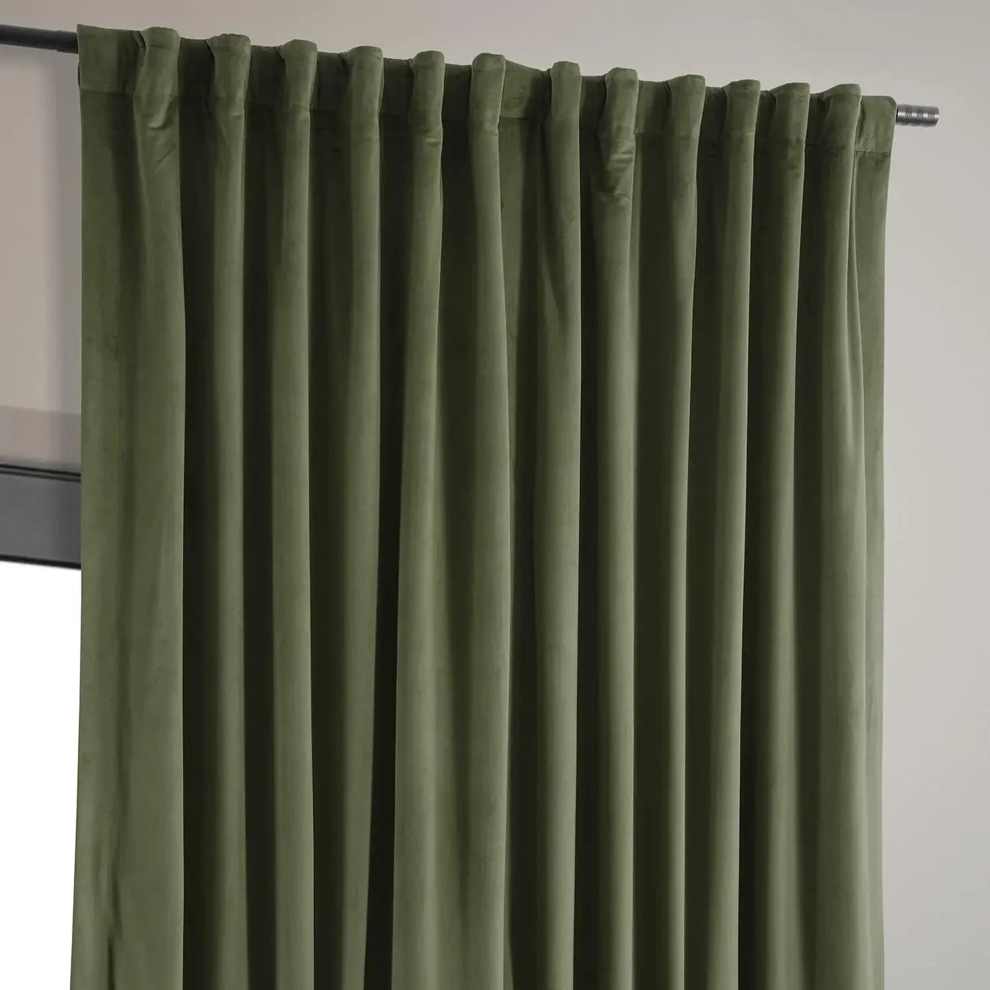 XMSJ Velvet Thermal Blackout Curtains For Living Room
