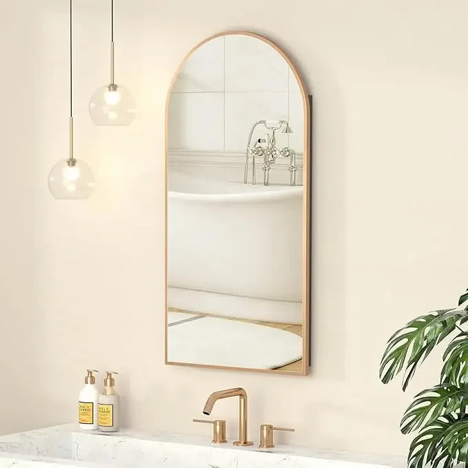 ANGDUO Arched Medicine Cabinet With Mirror For Bathroom