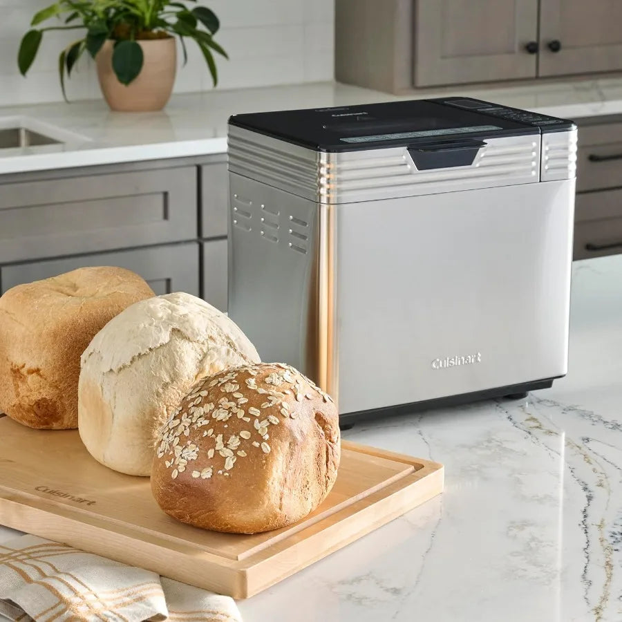 SHXI Bread Maker Machine Stainless Steel Convection 16 Menu Options