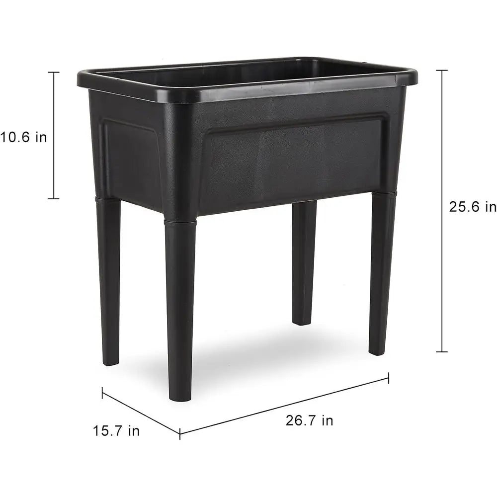Plastic Elevated Garden Beds For Flowers Veggies And Herbs Outdoor