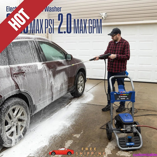 XMSJ WPX3400e Electric Pressure Washer 3400 PSI 2.0 GPM