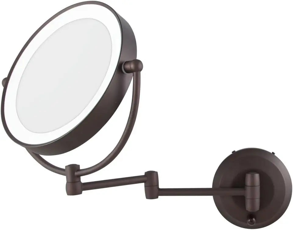 11" LED Wall Mounted Makeup Mirror 10X/1X Plug in or Battery Operated Vanity Mirrors for Wall (Large | 10X/1X | 11" x 14.5"