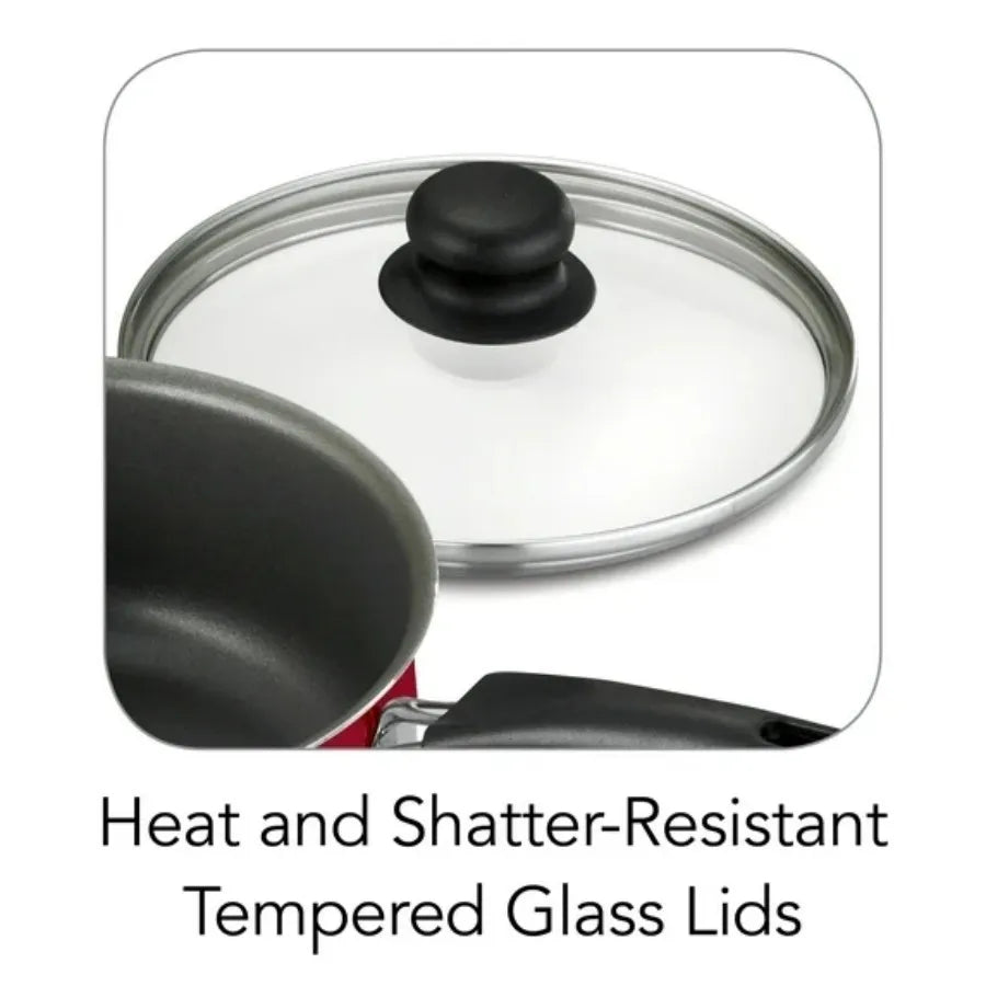 Nonstick Cookware Set With Pots And Pans For Everyday Cooking