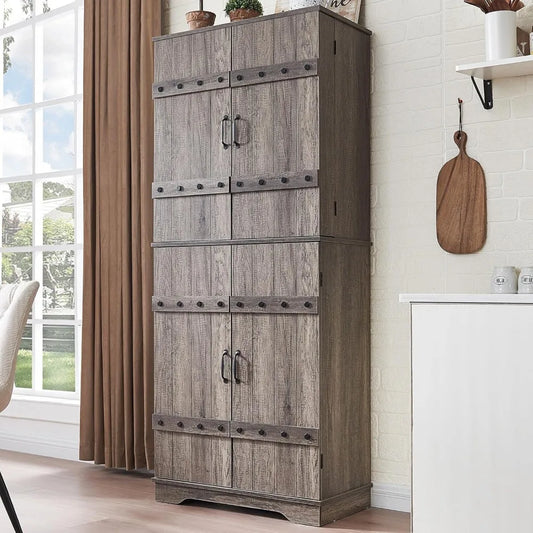 Big Boss Home And Garden Tall Farmhouse Pantry Cabinet