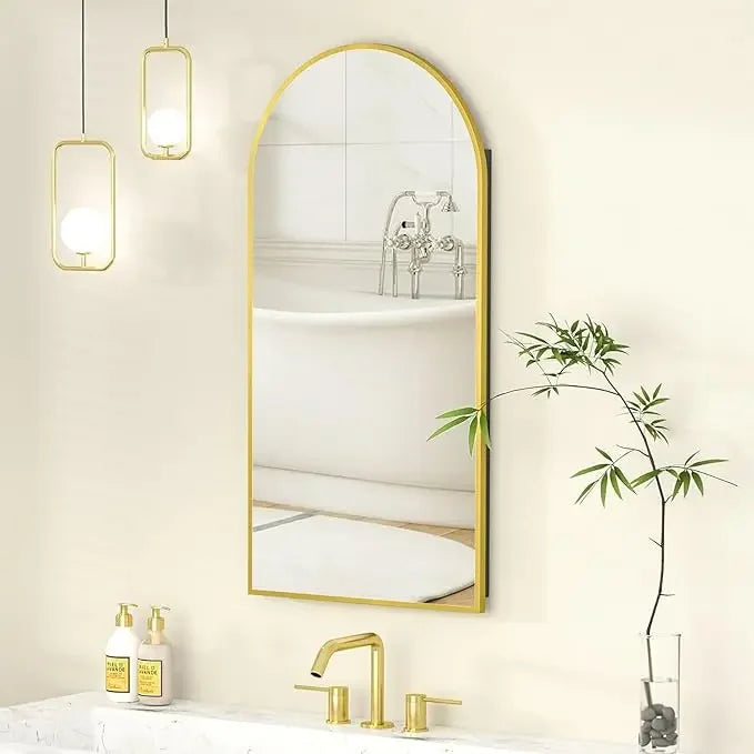 ANGDUO Arched Medicine Cabinet With Mirror For Bathroom