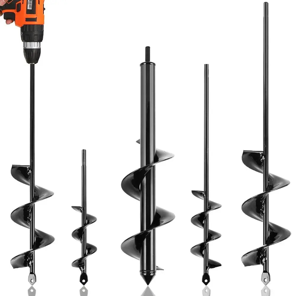 High Efficiency Spiral Drill Bit Set of 4 for Garden