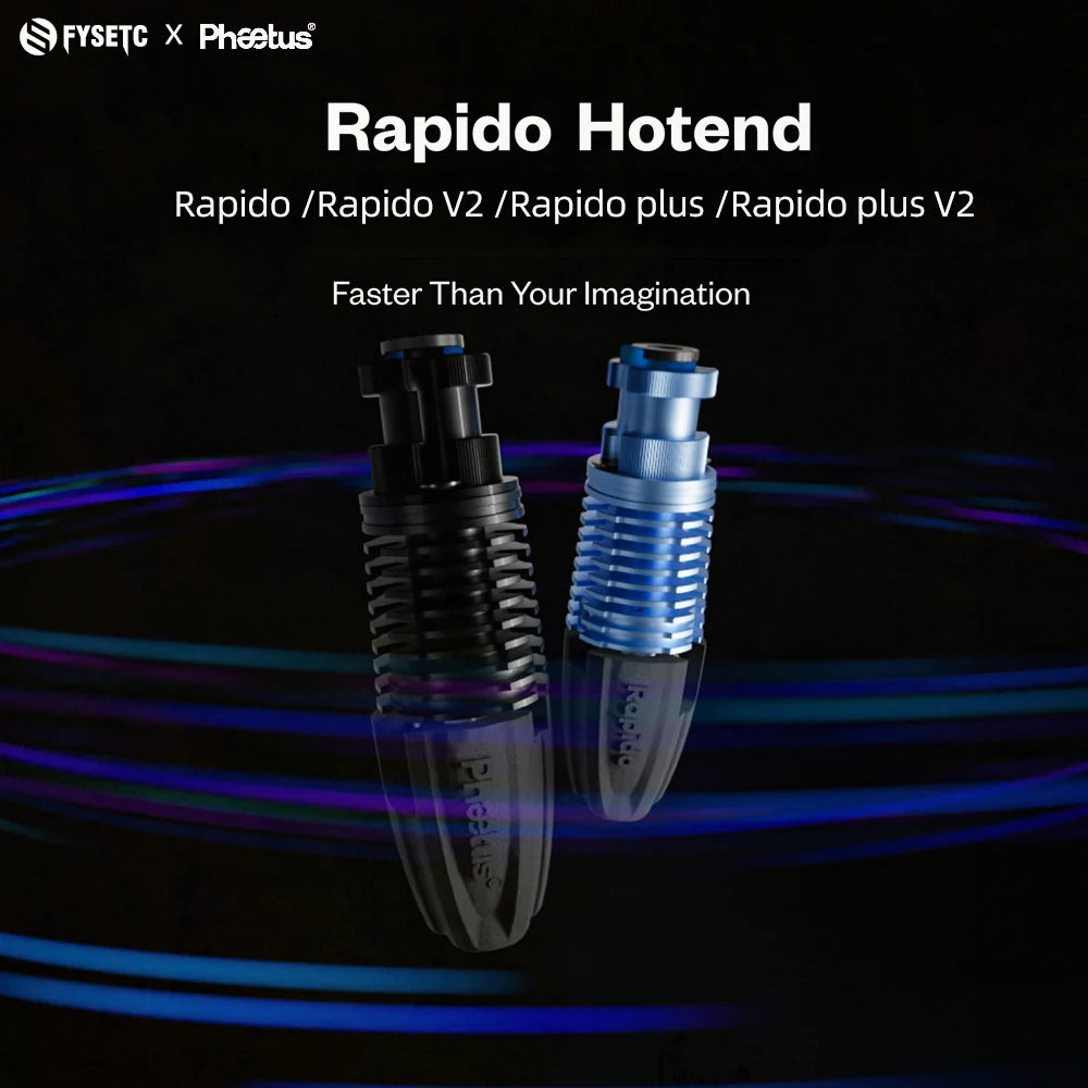Phaetus Rapido /Rapido V2 /Rapido plus /Rapido plus V2 1.75mm Hotend HF UHF Faster printing High Speed Heating 3D PRINTER part