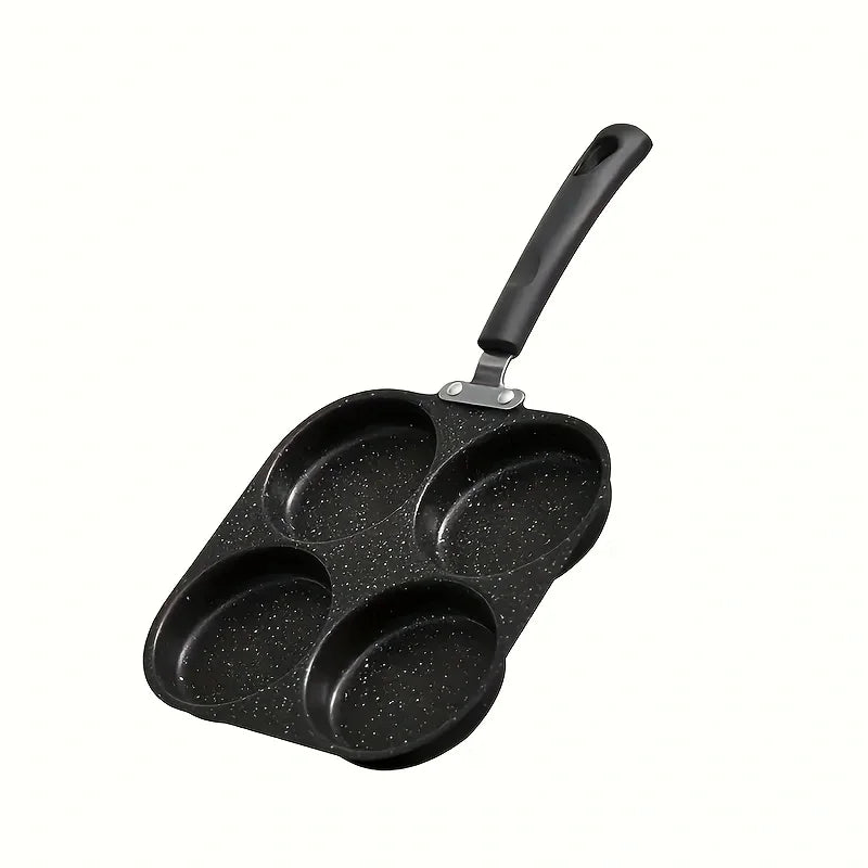 Nonstick Four Compartment Omelette Pan For Pancakes Induction And Gas