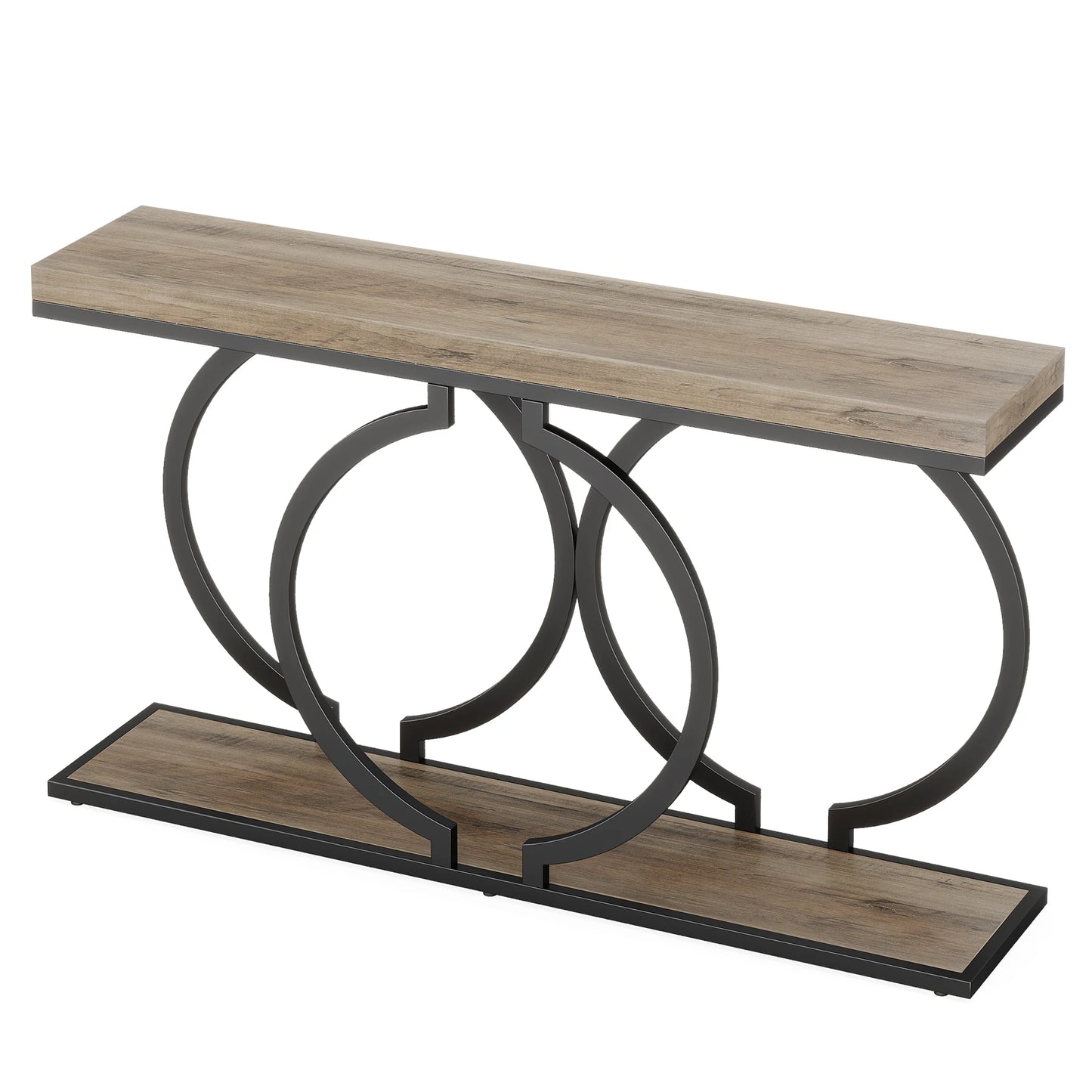 Tribesigns Faux Marble Console Table Modern Entryway Sofa Table