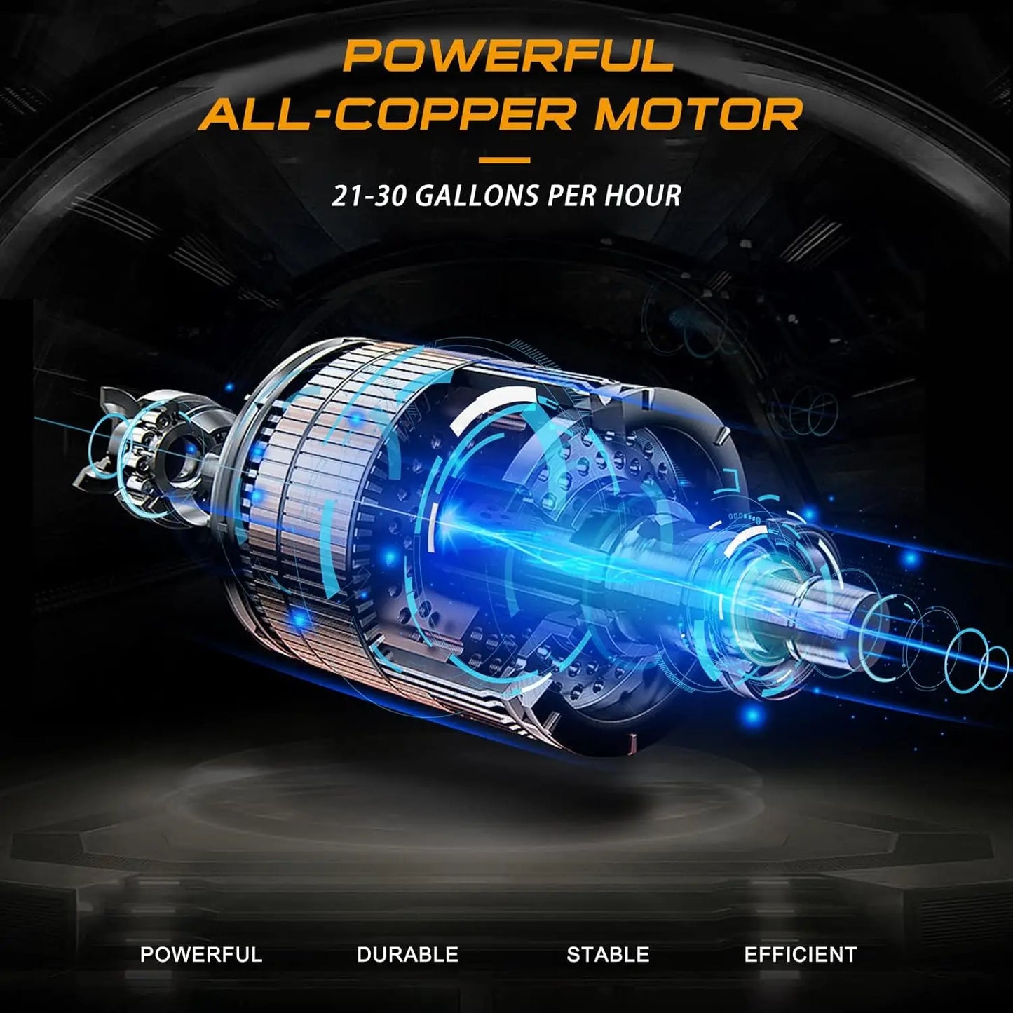 Hign-concerned Fuel Transfer Pump 12V 30 GPH Pulley Pipe