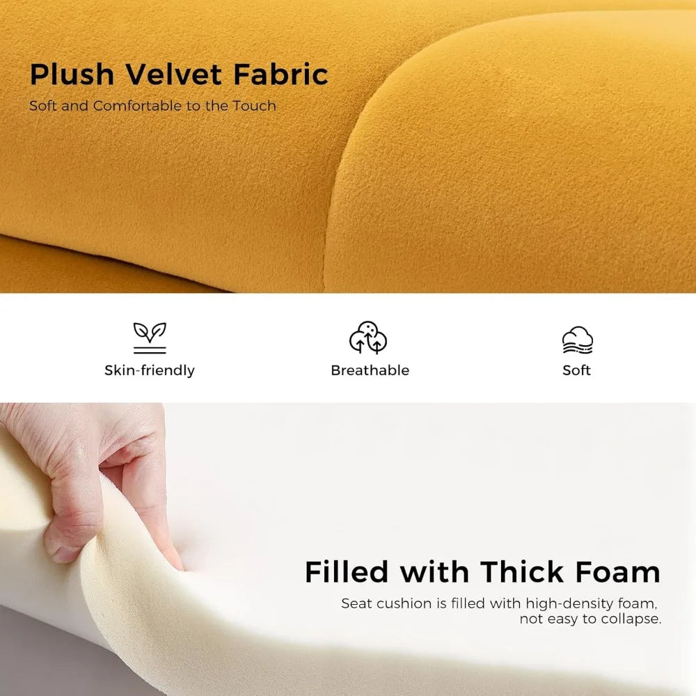 Velvet Flip Top Storage Ottoman Bench With Nailhead Trim