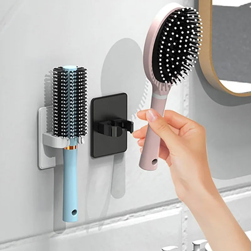 Hign-concerned Wall Mounted Comb Holder Hair Brush Storage Rack