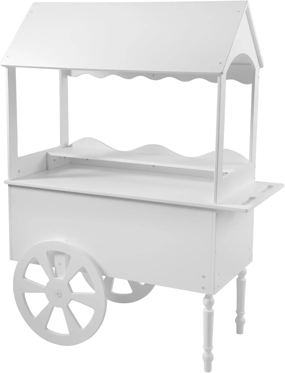 XMSJHign-concerned Candy Cart Display Stand With Wheels