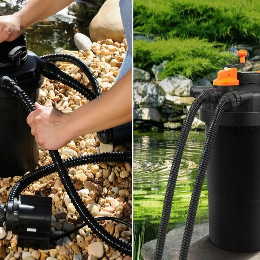 PVC Flexible Pond Hose Corrugated Kinkproof Waterfall Sump Drainage