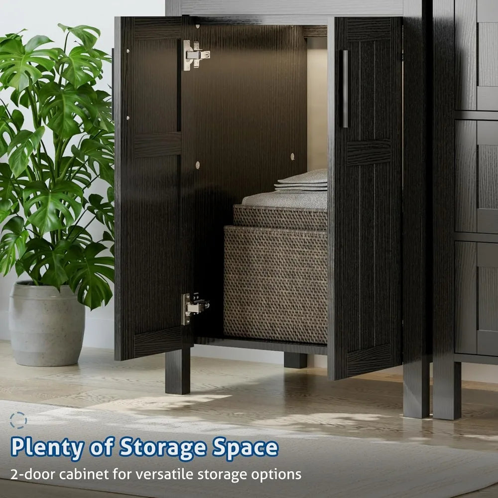 Ticify Modern Bathroom Vanity With Sink Cabinet And Drawers