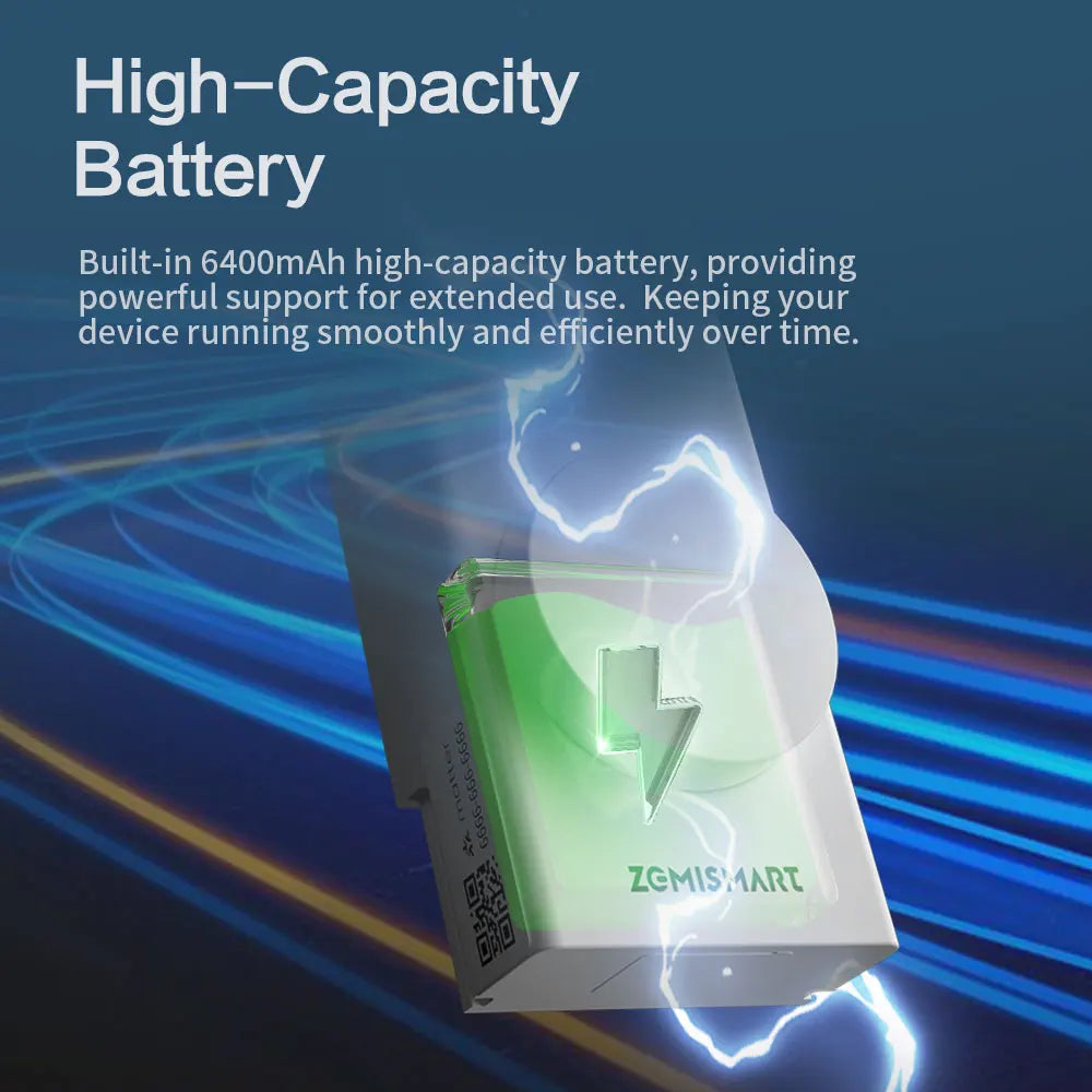 Zemismart Matter Thread Roller Shade Driver Built Battery