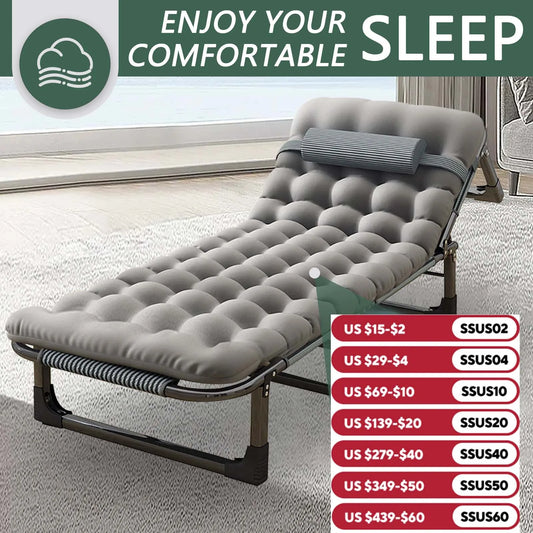 Snozeflex Portable Camping Bed Lightweight Foldable Daybed Outdoor Lounger