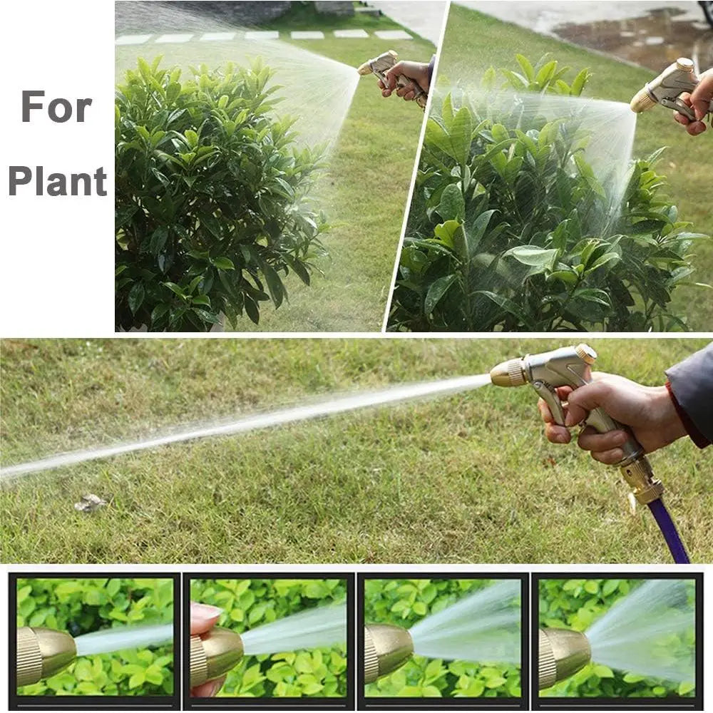 Upgraded Metal Garden Hose Nozzle Sprayer With 4 Spray Modes