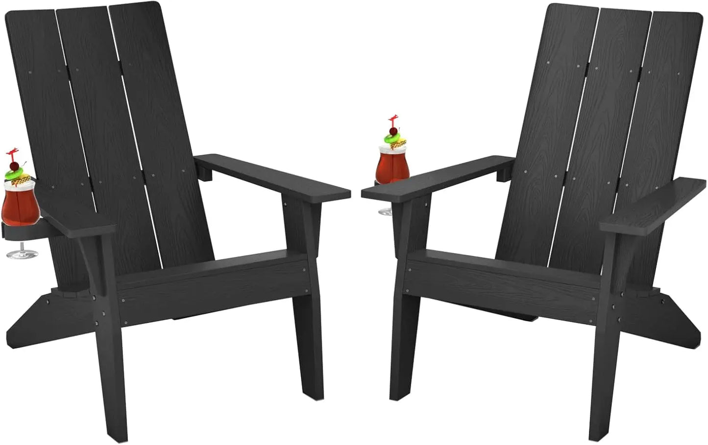 XMSJ Adirondack Chairs Set Of 2 Weather Resistant Outdoor