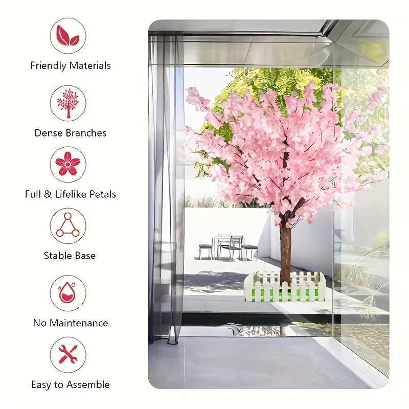 Fujian Cherry Blossom Artificial Tree Indoor Decor Handmade