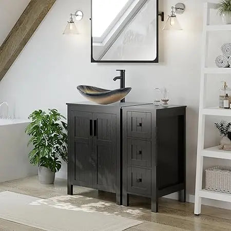 Ticify Modern Bathroom Vanity With Sink Cabinet And Drawers