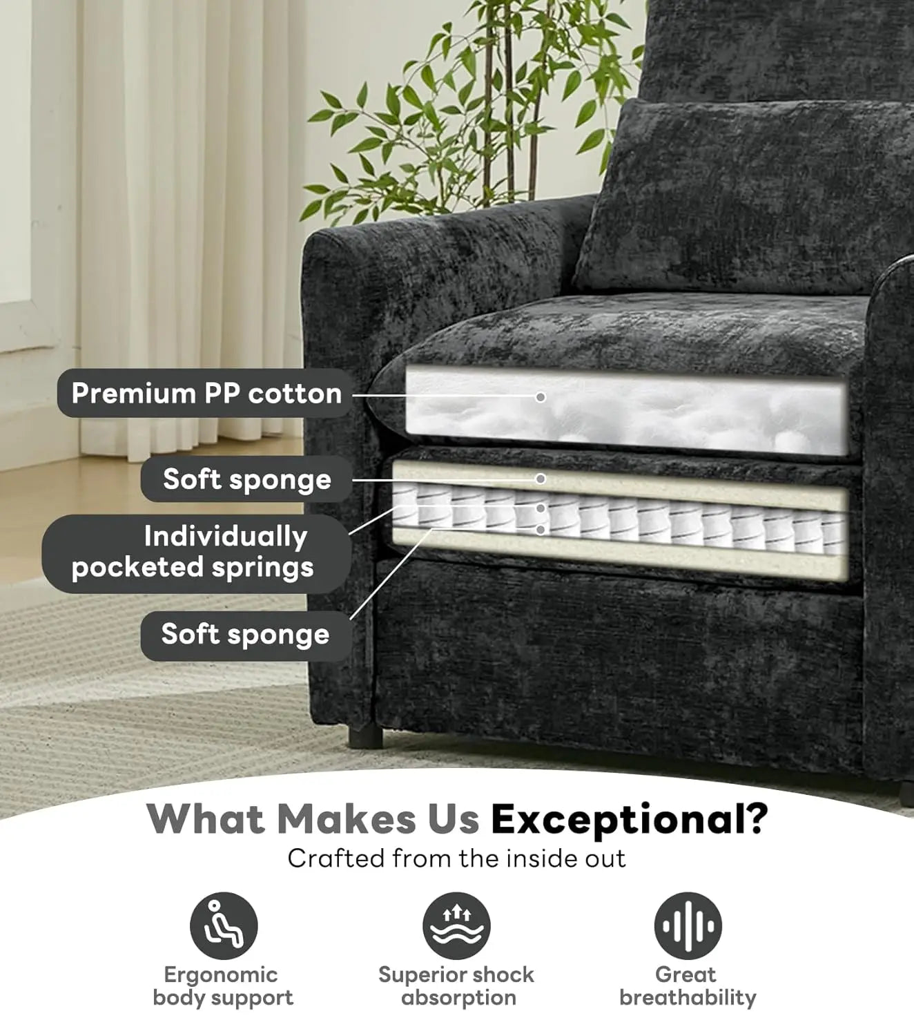 Living Room Arm Chair Set Two Modern Accent Chairs