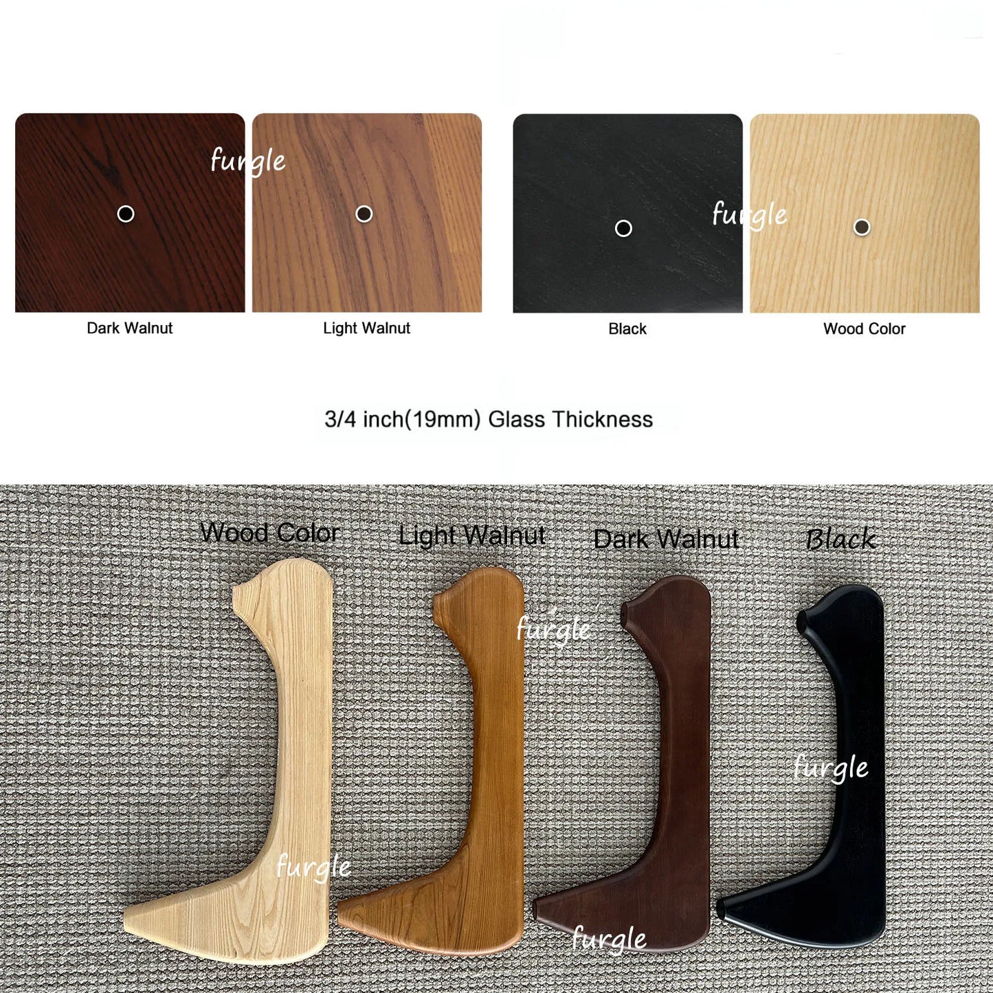 Big Boss Home and Garden Coffee Table Ash Wood Modern