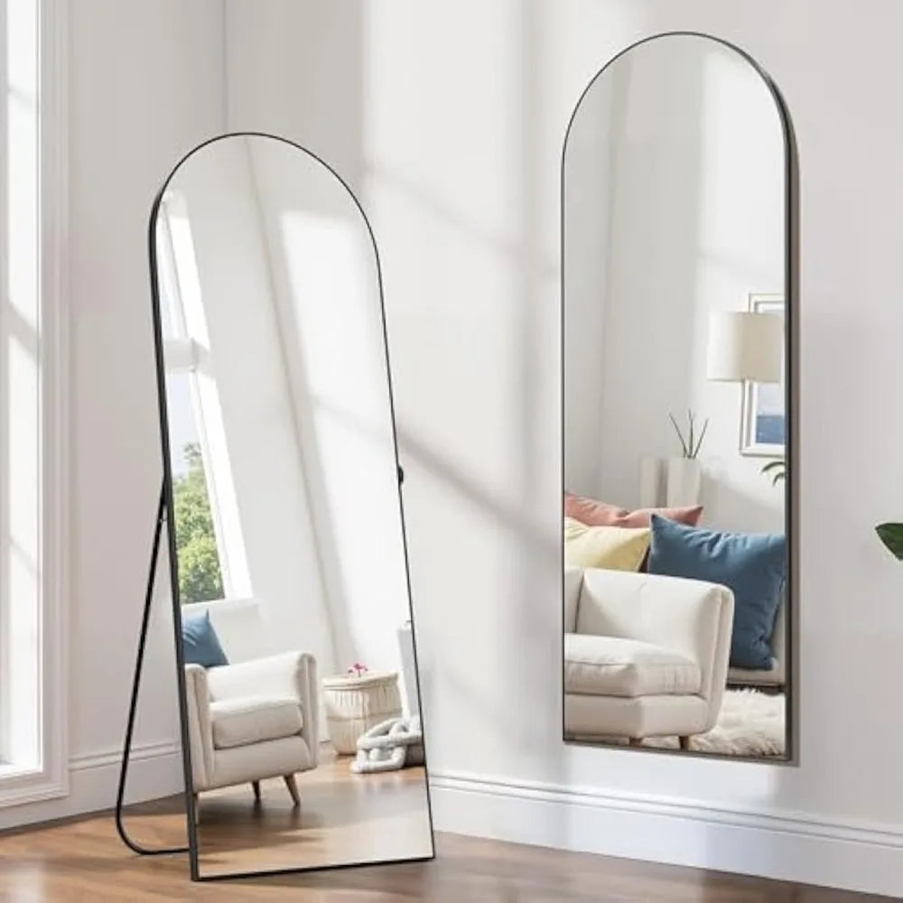 Hign-concerned Arched Floor Mirror Bracket For Bedroom