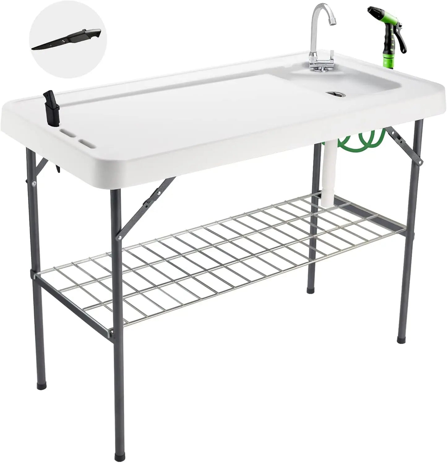 Folding Fish Cleaning Station Portable Camping Sink