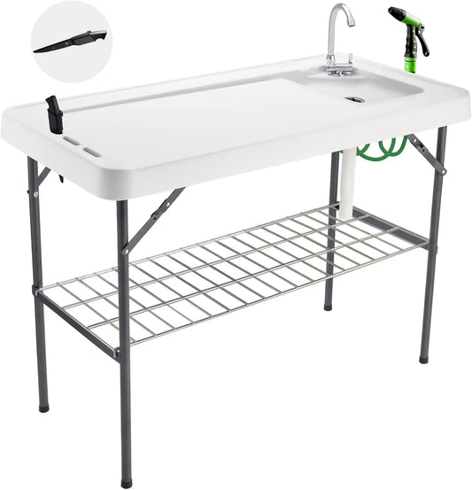 Folding Fish Cleaning Station Portable Camping Sink