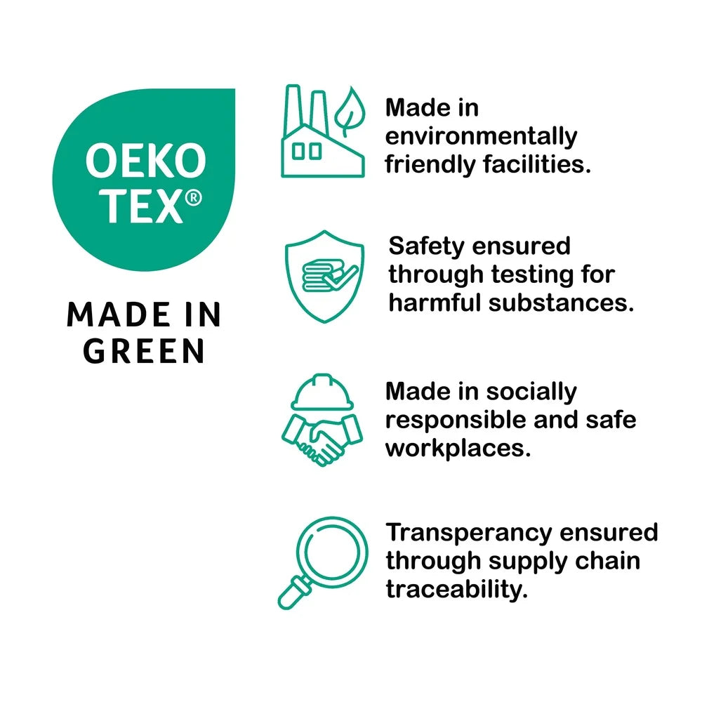 DUTRIEUX Durable Quick Dry Textured Bath Towel Set 6 Piece